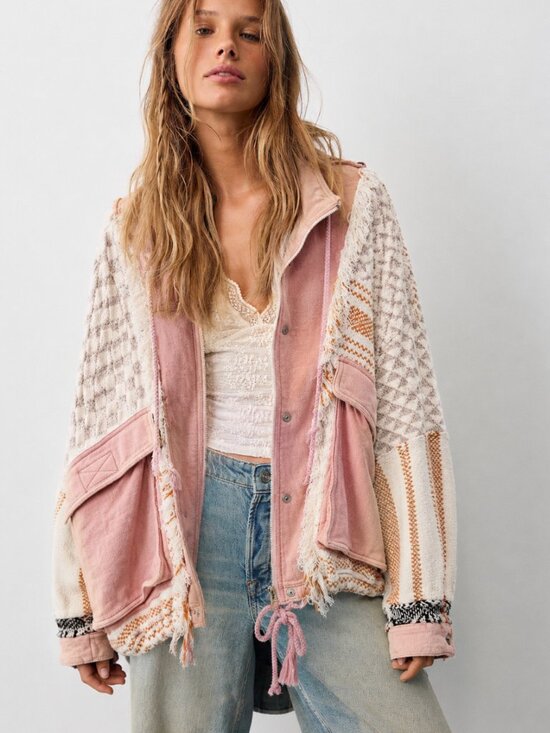FREE PEOPLE Jackets & Blazers - FREE PEOPLE EVERYTHING NICE SUGAR ROSE JACKET